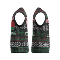 Belarus Christmas Knitted V-Neck Vest Flag With Belarusian Patterns - Wonder Print Shop