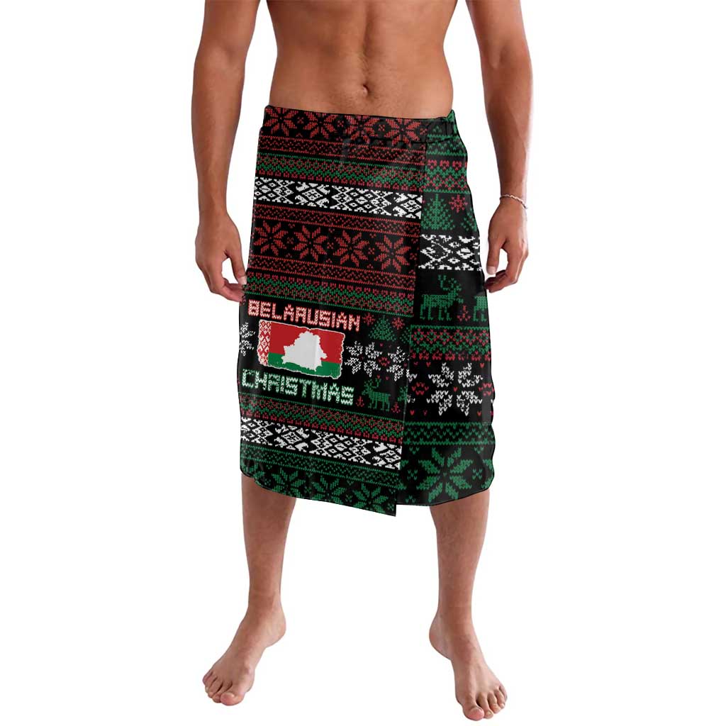 Belarus Christmas Lavalava Flag With Belarusian Patterns - Wonder Print Shop