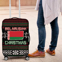 Belarus Christmas Luggage Cover Flag With Belarusian Patterns - Wonder Print Shop