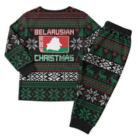 Belarus Christmas Pajama Set Flag With Belarusian Patterns - Wonder Print Shop