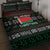 Belarus Christmas Quilt Bed Set Flag With Belarusian Patterns - Wonder Print Shop