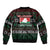 Belarus Christmas Sleeve Zip Bomber Jacket Flag With Belarusian Patterns - Wonder Print Shop