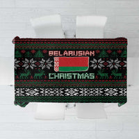 Belarus Christmas Tablecloth Flag With Belarusian Patterns - Wonder Print Shop