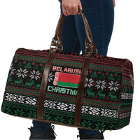 Belarus Christmas Travel Bag Flag With Belarusian Patterns - Wonder Print Shop