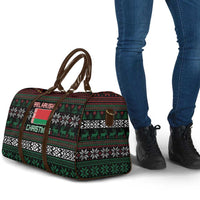 Belarus Christmas Travel Bag Flag With Belarusian Patterns - Wonder Print Shop