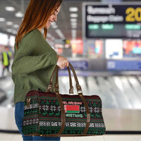 Belarus Christmas Travel Bag Flag With Belarusian Patterns - Wonder Print Shop