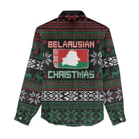 Belarus Christmas Women Casual Shirt Flag With Belarusian Patterns - Wonder Print Shop
