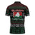 Belarus Christmas Zipper Polo Shirt Flag With Belarusian Patterns - Wonder Print Shop