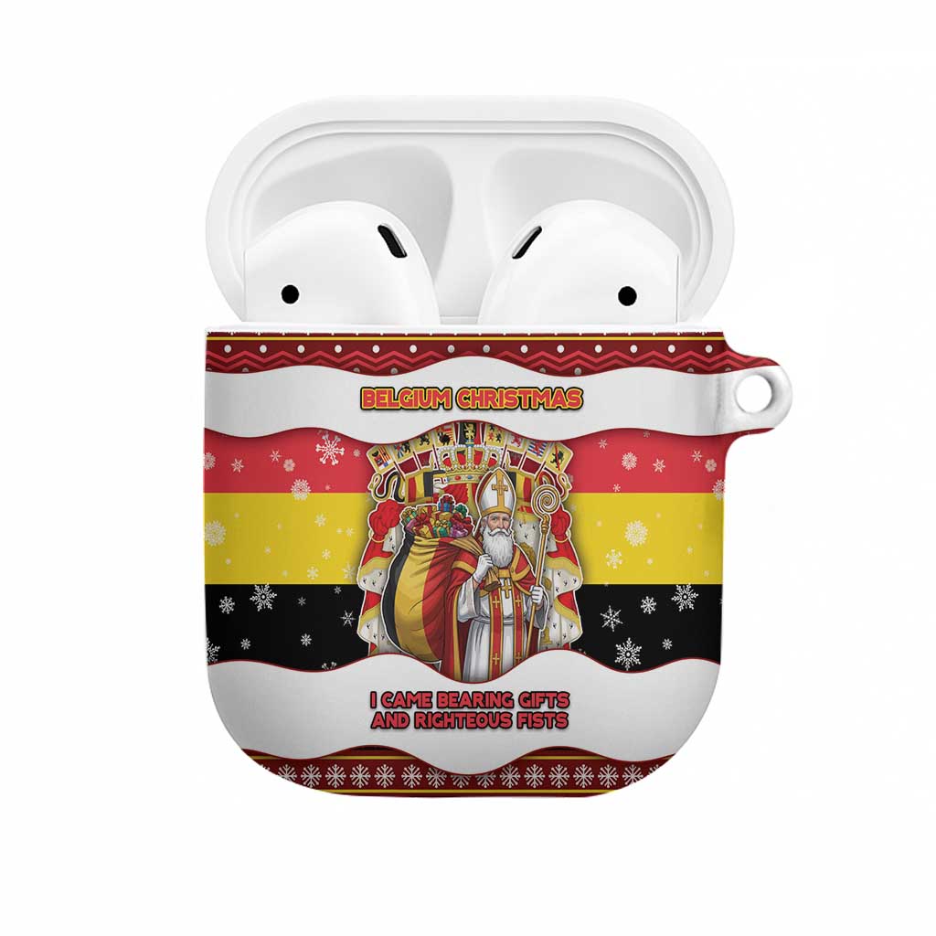 Belgium AirPods Case Saint Nicholas With Patterns Xmas - Wonder Print Shop