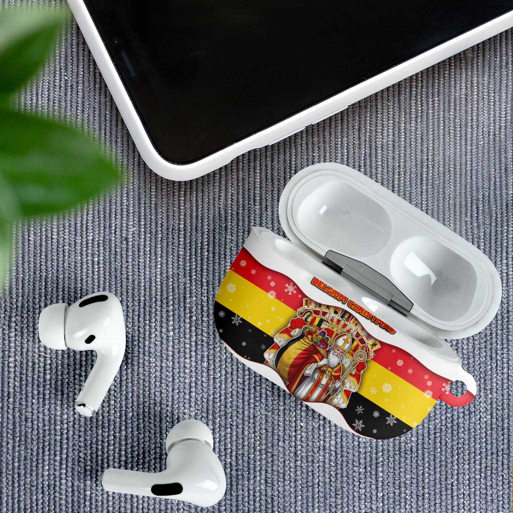 Belgium AirPods Case Saint Nicholas With Patterns Xmas - Wonder Print Shop