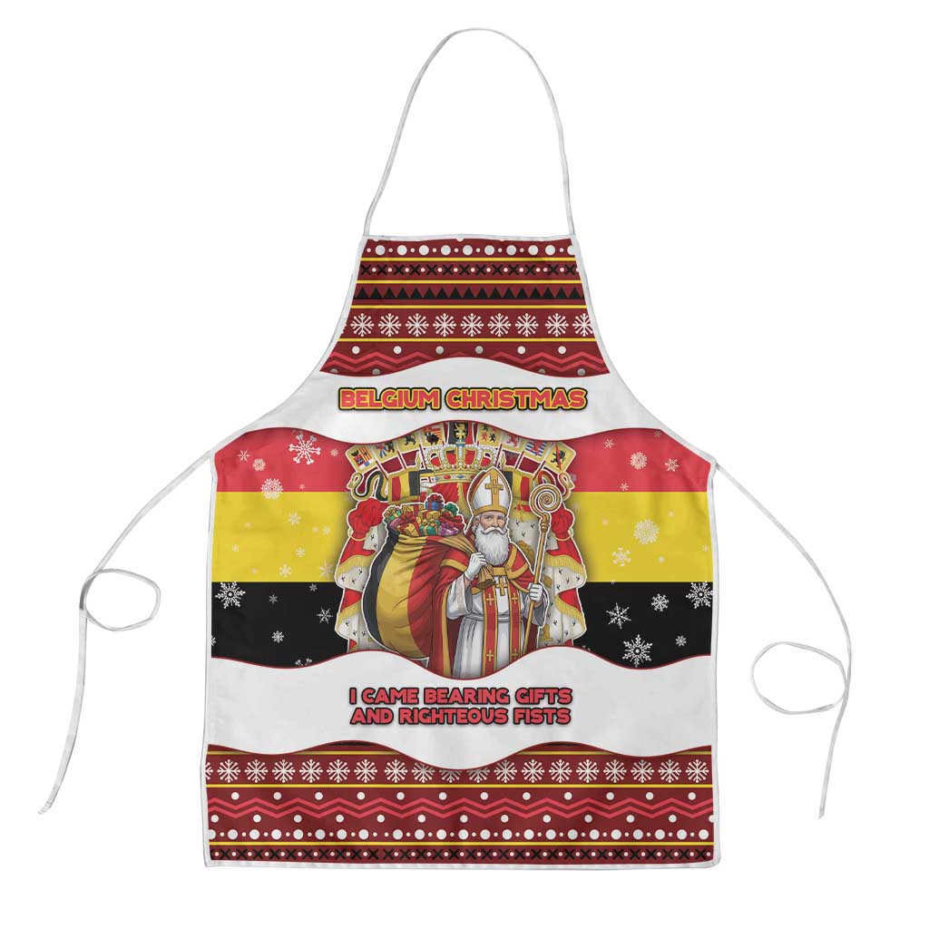 Belgium Apron Saint Nicholas With Patterns Xmas - Wonder Print Shop