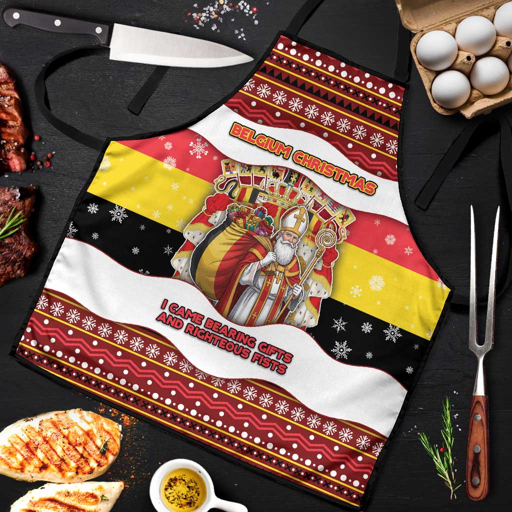 Belgium Apron Saint Nicholas With Patterns Xmas - Wonder Print Shop