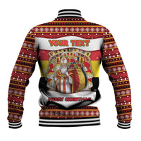 Personalized Belgium Baseball Jacket Saint Nicholas With Patterns Xmas - Wonder Print Shop