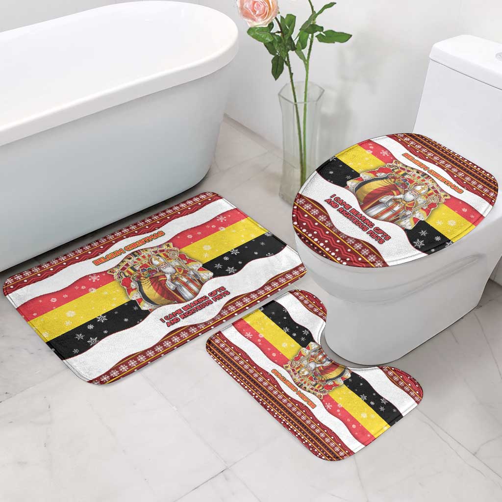 Belgium Bathroom Set Saint Nicholas With Patterns Xmas - Wonder Print Shop