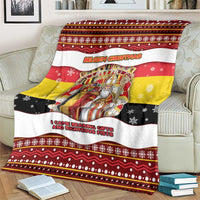 Belgium Blanket Saint Nicholas With Patterns Xmas - Wonder Print Shop