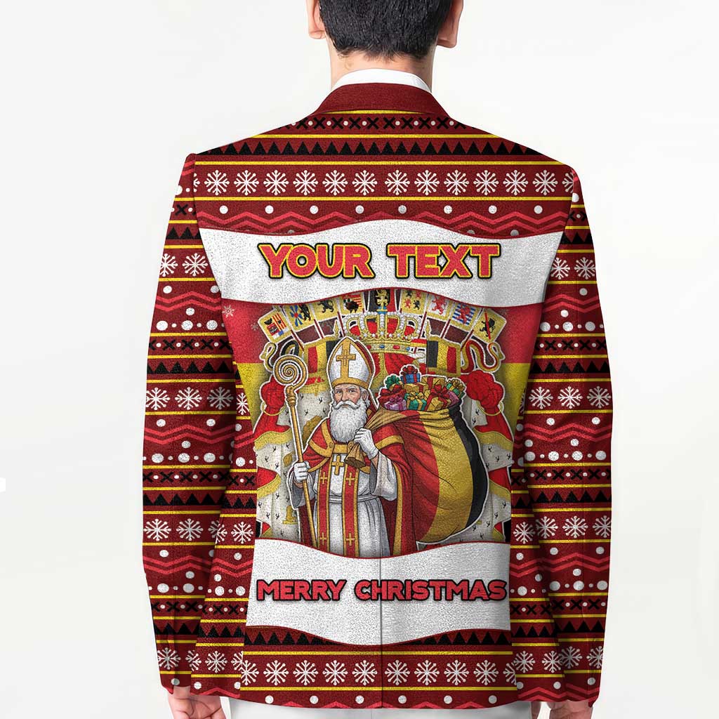 Personalized Belgium Blazer Saint Nicholas With Patterns Xmas - Wonder Print Shop
