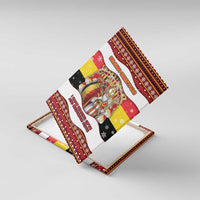 Belgium Canvas Wall Art Saint Nicholas With Patterns Xmas - Wonder Print Shop