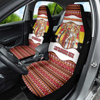 Belgium Car Seat Cover Saint Nicholas With Patterns Xmas - Wonder Print Shop