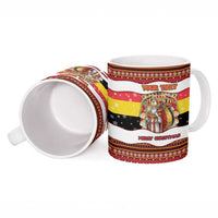 Personalized Belgium Ceramic Mug Saint Nicholas With Patterns Xmas - Wonder Print Shop