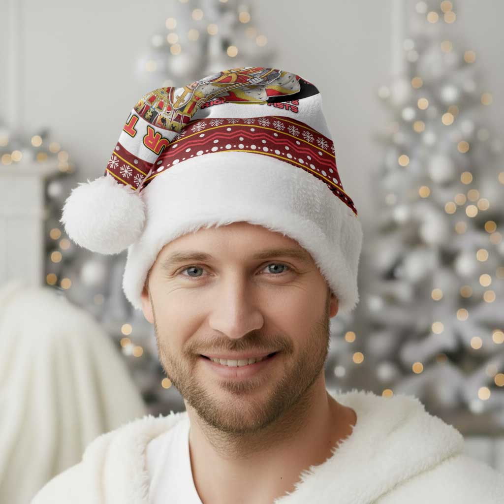 Personalized Belgium Christmas Santa Hat Saint Nicholas With Patterns Xmas - Wonder Print Shop