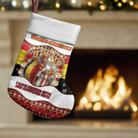 Personalized Belgium Christmas Stocking Saint Nicholas With Patterns Xmas - Wonder Print Shop
