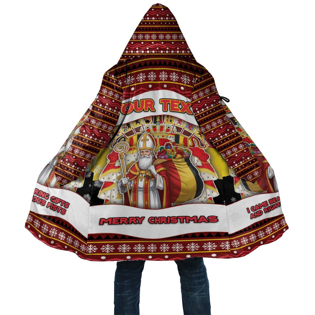 Personalized Belgium Cloak Saint Nicholas With Patterns Xmas - Wonder Print Shop