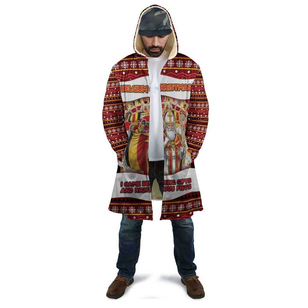 Personalized Belgium Cloak Saint Nicholas With Patterns Xmas - Wonder Print Shop
