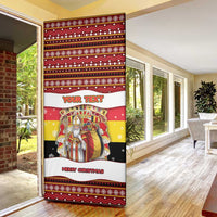 Personalized Belgium Door Cover Saint Nicholas With Patterns Xmas - Wonder Print Shop