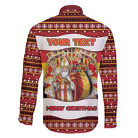 Personalized Belgium Family Matching Short Sleeve Bodycon Dress and Hawaiian Shirt Saint Nicholas With Patterns Xmas - Wonder Print Shop