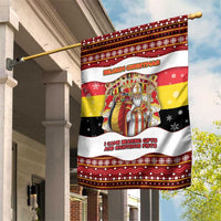 Belgium Garden Flag Saint Nicholas With Patterns Xmas - Wonder Print Shop