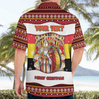 Personalized Belgium Hawaiian Shirt Saint Nicholas With Patterns Xmas - Wonder Print Shop
