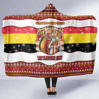 Belgium Hooded Blanket Saint Nicholas With Patterns Xmas - Wonder Print Shop