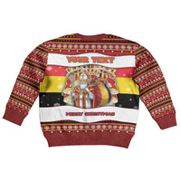 Personalized Belgium Kid Ugly Christmas Sweater Saint Nicholas With Patterns Xmas - Wonder Print Shop