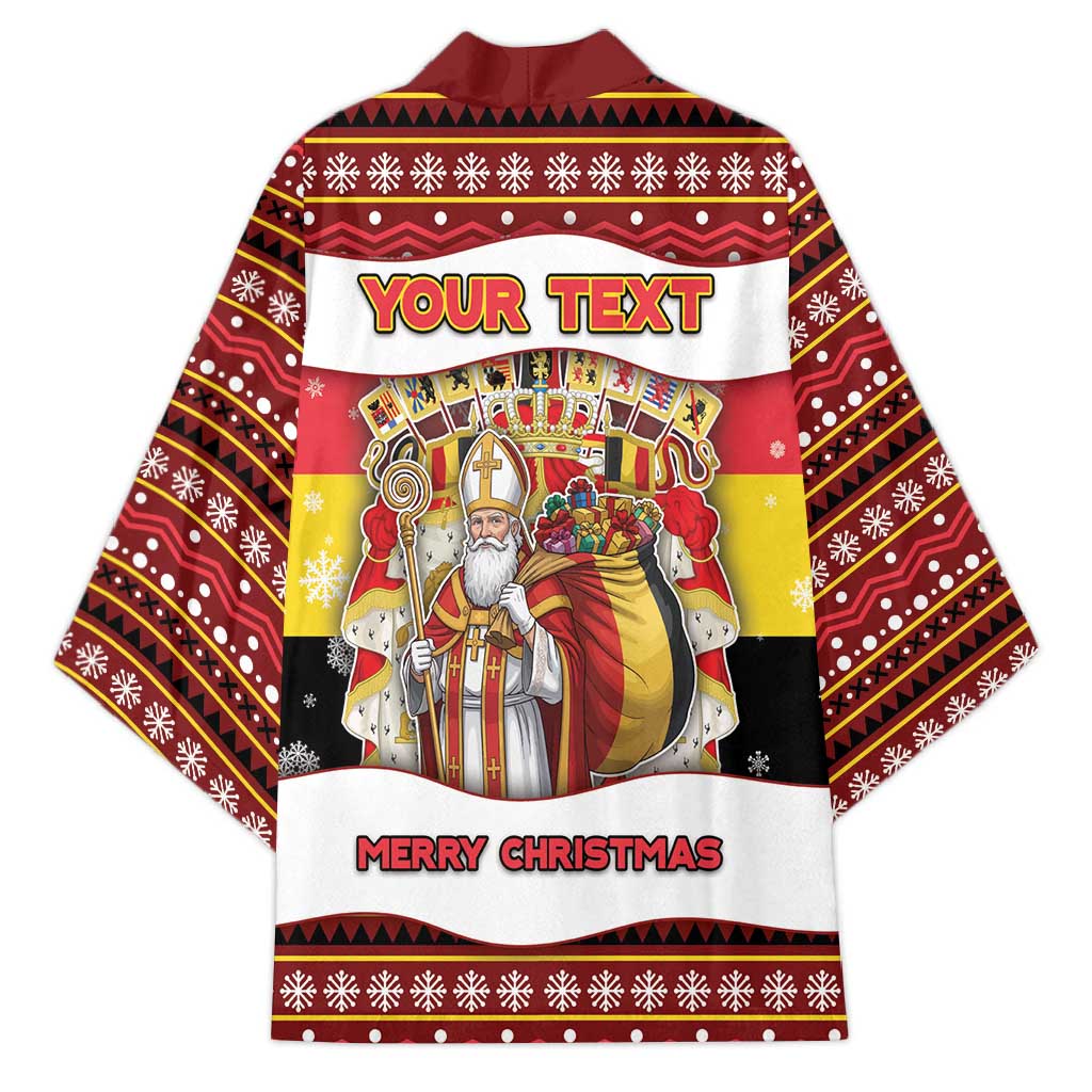 Personalized Belgium Kimono Saint Nicholas With Patterns Xmas - Wonder Print Shop