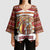 Personalized Belgium Kimono Sleeve Blouse Saint Nicholas With Patterns Xmas - Wonder Print Shop