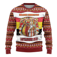 Personalized Belgium Ugly Christmas Sweater Saint Nicholas With Patterns Xmas - Wonder Print Shop