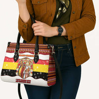 Belgium Leather Bag Saint Nicholas With Patterns Xmas - Wonder Print Shop