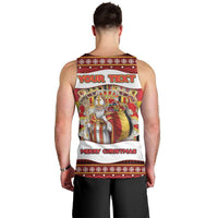Personalized Belgium Men Tank Top Saint Nicholas With Patterns Xmas - Wonder Print Shop