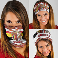 Belgium Neck Gaiter Saint Nicholas With Patterns Xmas - Wonder Print Shop