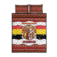 Belgium Quilt Bed Set Saint Nicholas With Patterns Xmas - Wonder Print Shop