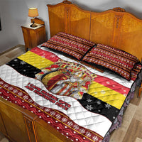 Belgium Quilt Bed Set Saint Nicholas With Patterns Xmas - Wonder Print Shop