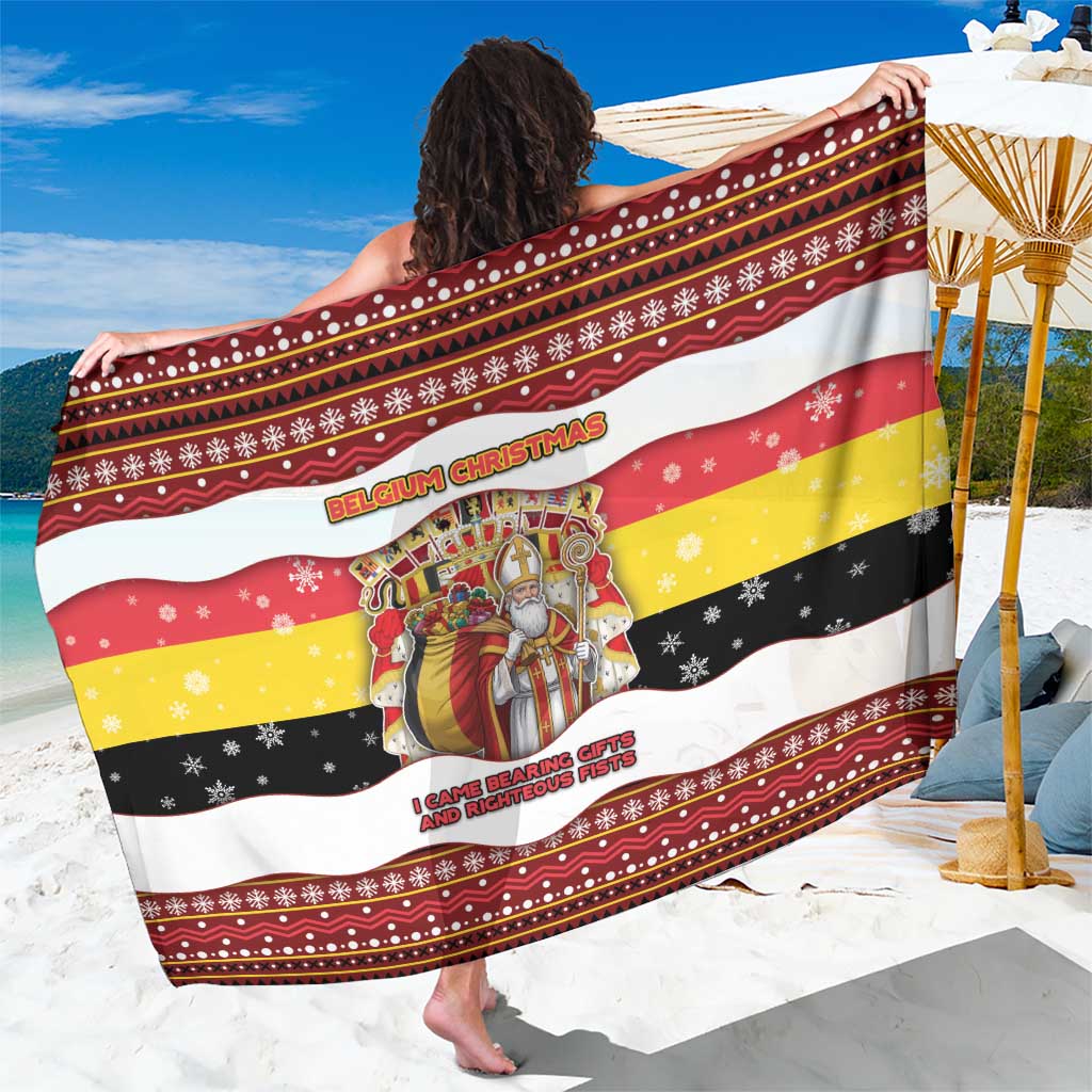 Belgium Sarong Saint Nicholas With Patterns Xmas - Wonder Print Shop