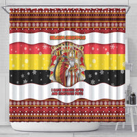 Belgium Shower Curtain Saint Nicholas With Patterns Xmas - Wonder Print Shop