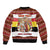 Personalized Belgium Sleeve Zip Bomber Jacket Saint Nicholas With Patterns Xmas - Wonder Print Shop