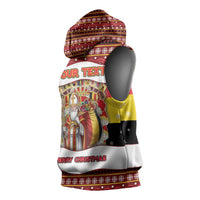 Personalized Belgium Sleeveless Hoodie Saint Nicholas With Patterns Xmas - Wonder Print Shop