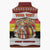 Personalized Belgium Sleeveless Puffer Jacket Saint Nicholas With Patterns Xmas - Wonder Print Shop