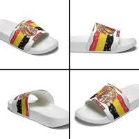 Belgium Slide Sandals Saint Nicholas With Patterns Xmas - Wonder Print Shop