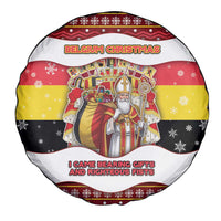 Belgium Spare Tire Cover Saint Nicholas With Patterns Xmas - Wonder Print Shop