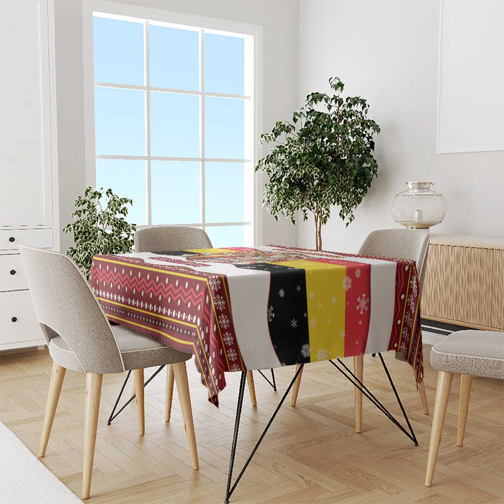 Belgium Tablecloth Saint Nicholas With Patterns Xmas - Wonder Print Shop