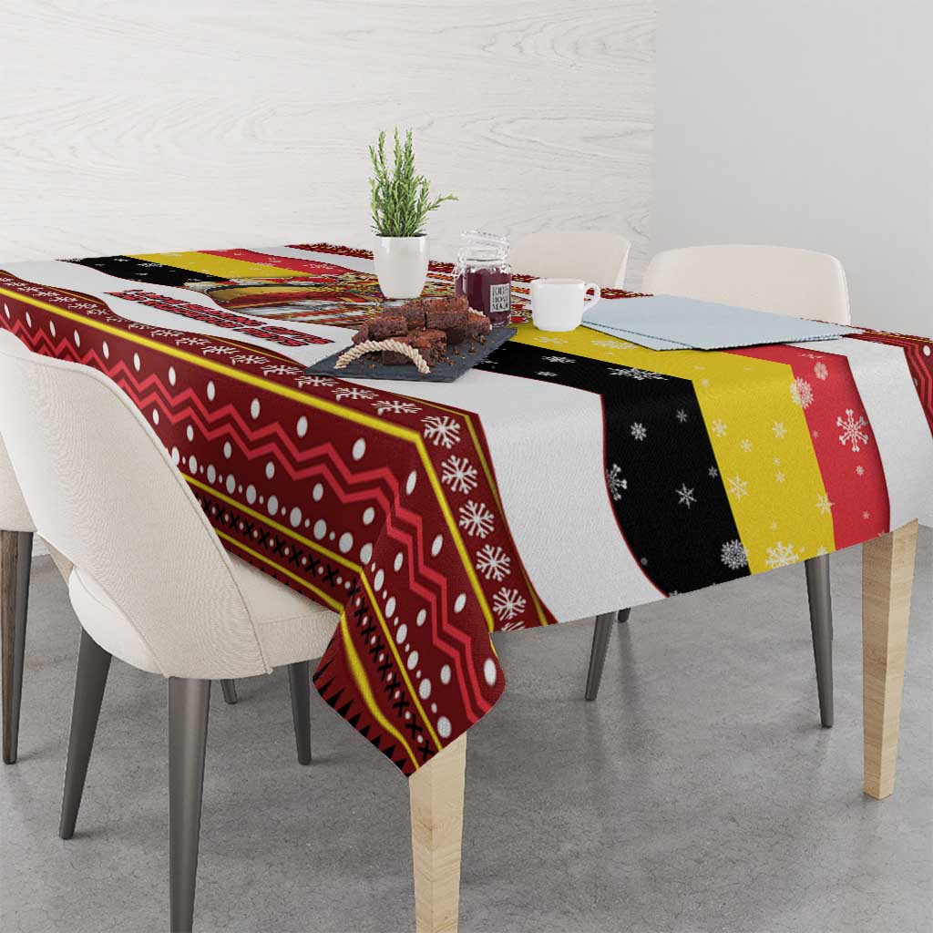 Belgium Tablecloth Saint Nicholas With Patterns Xmas - Wonder Print Shop